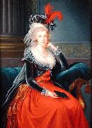 elisabeth vigee-lebrun Portrait of Maria Carolina of Austria oil on canvas